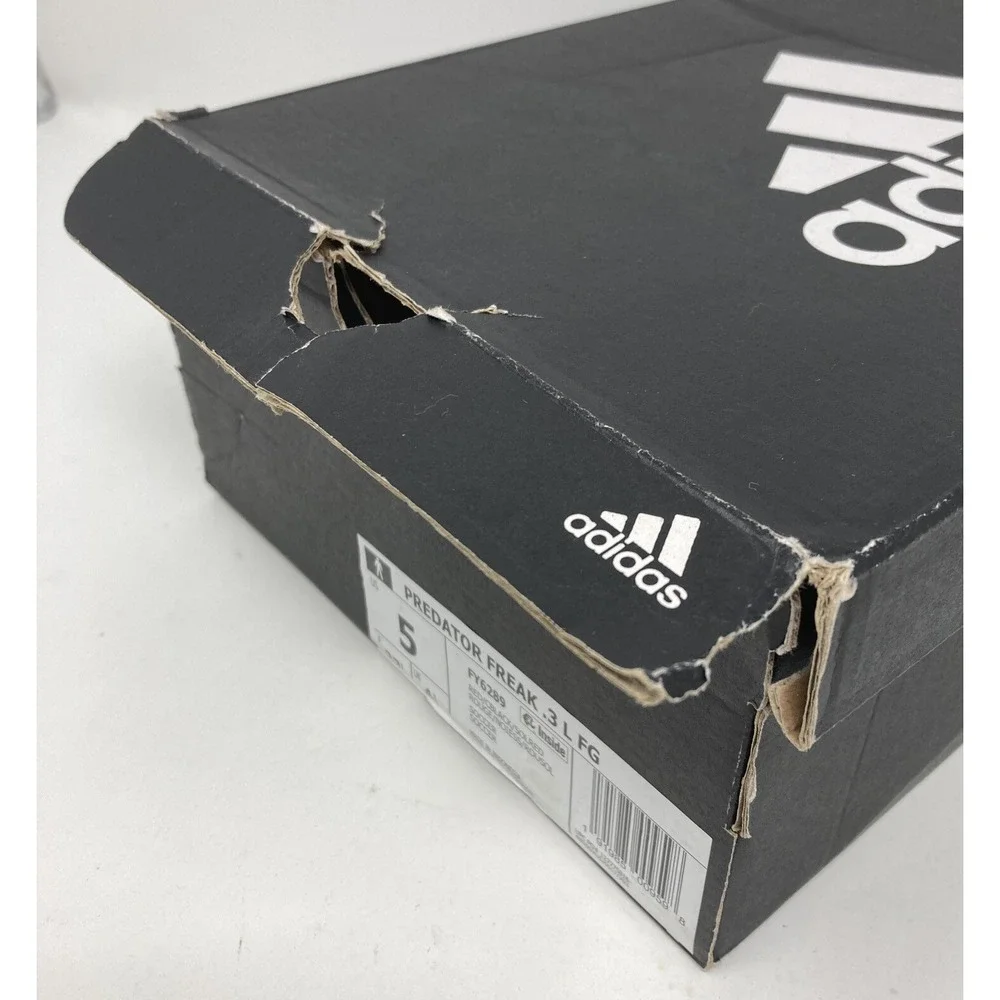 Adidas Predator Freak .3 L FG FY6289 Nemesis Red Lace Up Soccer Cleats‎ Men's 5